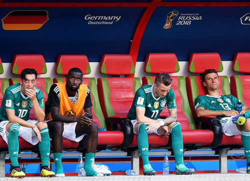 neymarjrs:Germany NT looks dejected following his sides defeat in the 2018 FIFA World Cup Russia gro