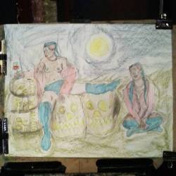 Drawing Jolie La Vie At Dr.  Sketchy&Amp;Rsquo;S Boston.  Thank You!   #Art #Drawing