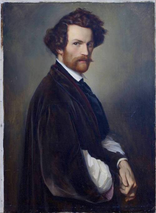 Coraltigerpizza:alexander Heubel, Self Portrait, 1846.
