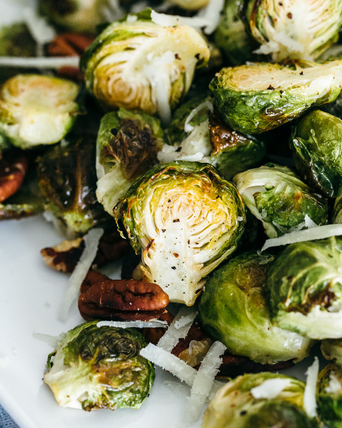 bellapost:  foodffs:  Roasted Brussels Sprouts with Pecorino and Pecans  Really nice