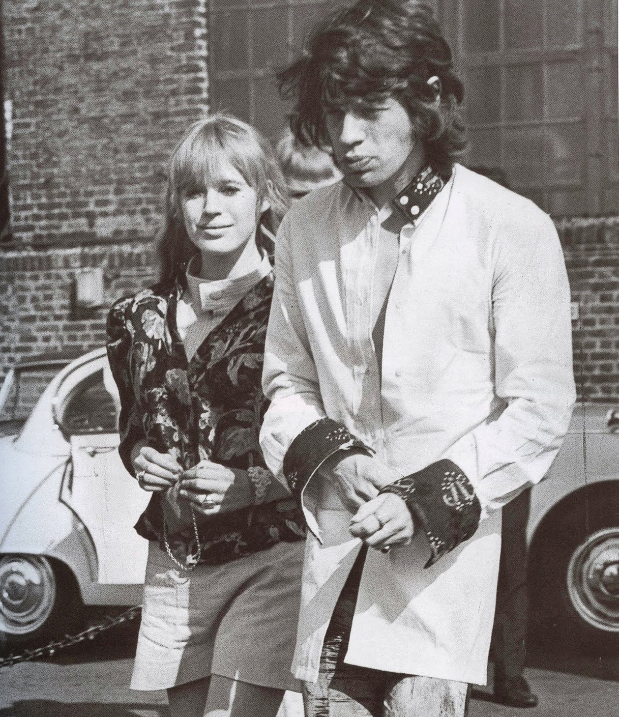 Modbrother Mick Jagger And Marianne Faithfull 1967 Modbrother Mick Jagger And Marianne Faithfull 1967
