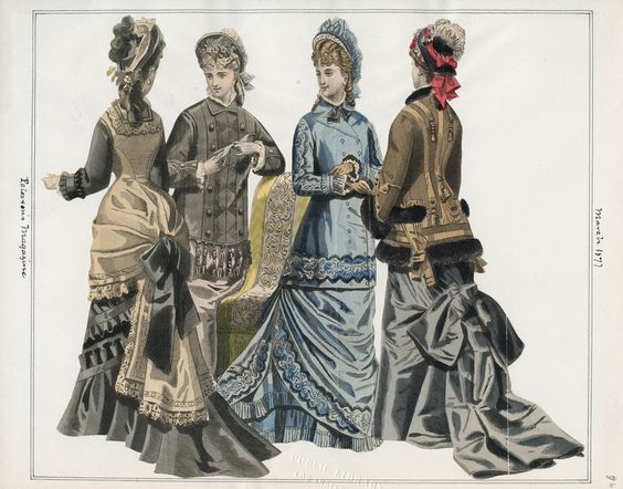 historical fashions — 1845