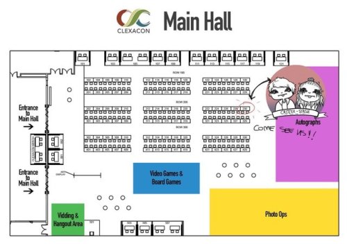 critter-of-habit:Hey guys! This weekend at @clexacon I am selling art with @molliemashstash at table