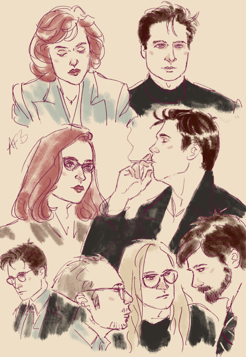 flurgburgler: More X Files doodles from the other night