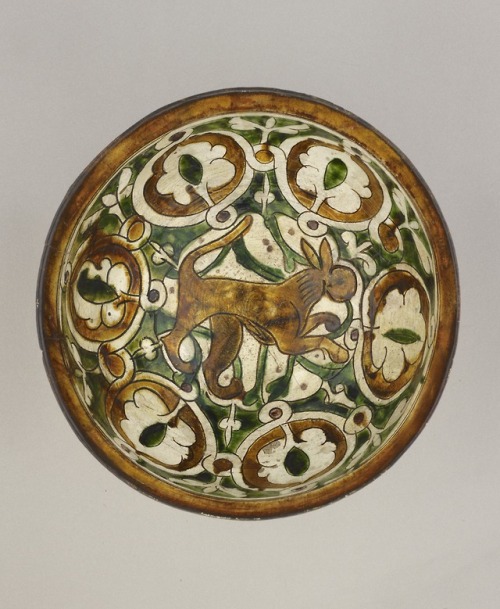 fishstickmonkey: Bowl Historical period: 12th-13th century or later Medium: Earthenware wi