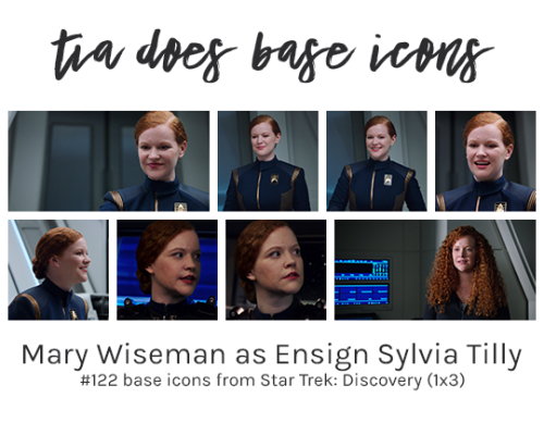 forgedcosmos:━   MARY WISEMAN IN STAR TREK: DISCOVERY EP 1x3!this download contains #122 base icons,