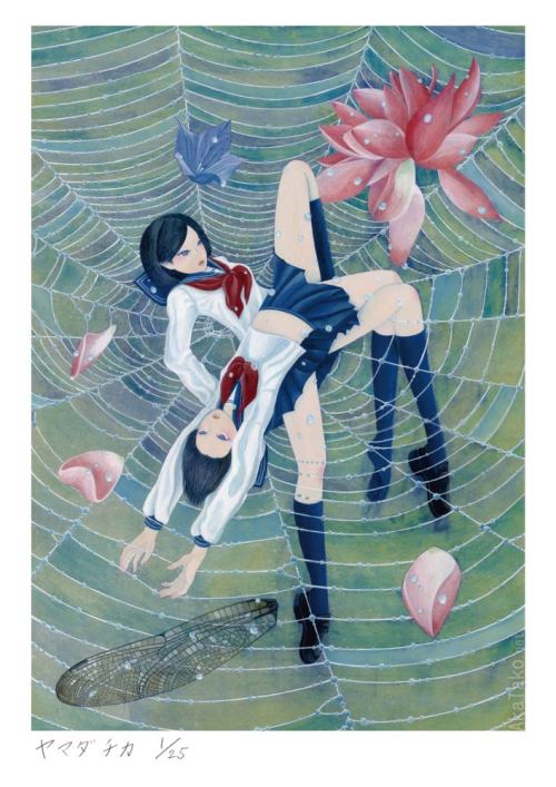 COLLECTION HABITS limited edition giclée print by Chika Yamada is an akatako exclusive! Edition of 2