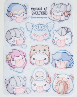 minkandmango:  Poros of Freljord stickers!