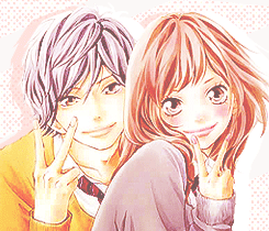yubiyui:  「アオハライド」 Kou and Futaba 