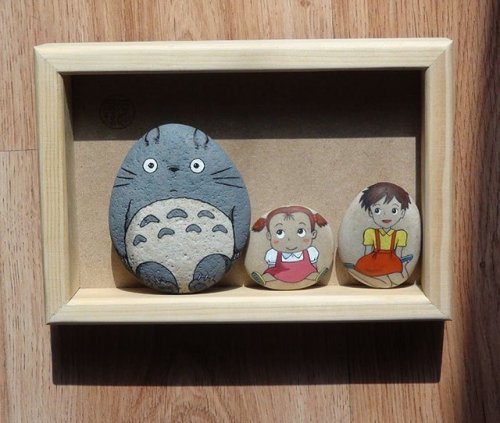 sosuperawesome: Studio Ghibli Stone PaintingsCreateen Art Studio on EtsySee our #Etsy or #Studio Ghi