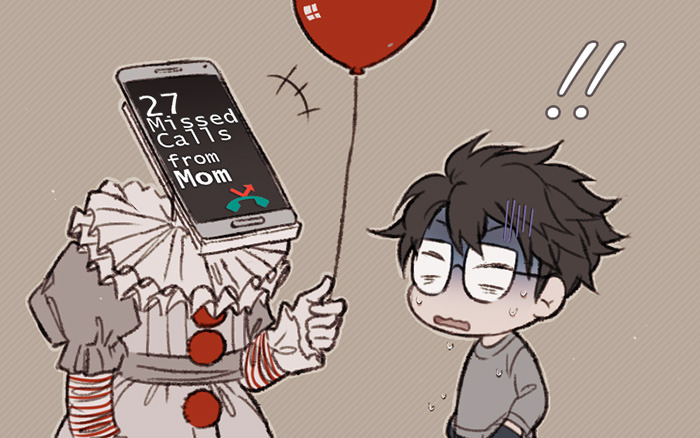 kawacy:  IT works 🎈My definition of “horror” .