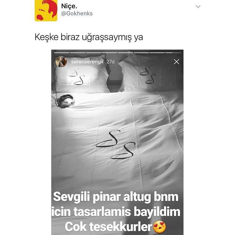 Sevgili Pınar Altuğ bnm...