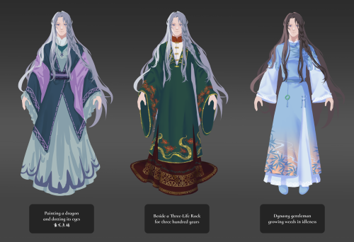 Fashion Concepts For Beiyuan And I Decided To Name Each Costume With A Quote From The Text, Cos Priest
