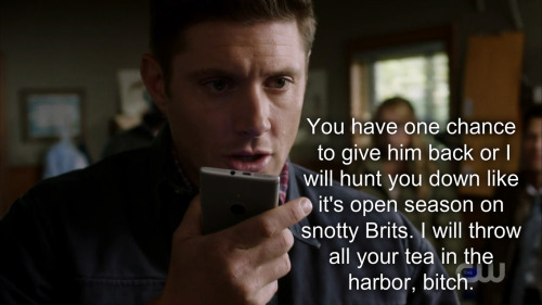 nothingidputbeforeyou: Seriously, who hangs up on Dean during an epic “TOUCH SAM AND I’L