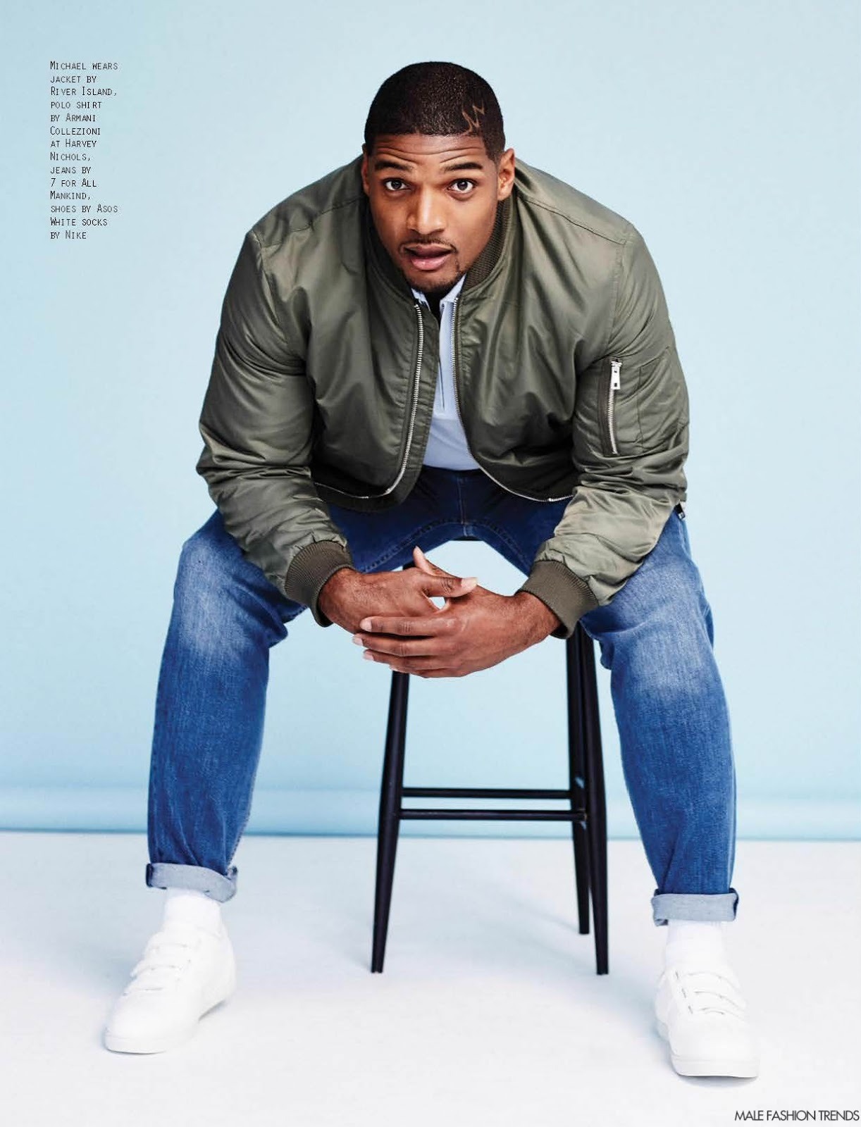 blkwolf676:  (via Michael Sam para Attitude Magazine Mayo 2016 por Leigh Kelly) 