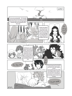 i-have-a-contract-with-zhongli:  I challenged myself to do a 1 page summary of an alternative ending of the Tenroujima Arc over 7 years.I’m not as good as Lady GT, who’s really amazing for being able to draw like Mashima-san, but I just wanted to