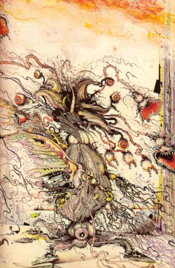 sciencefictiongallery:  Ian Miller - At the