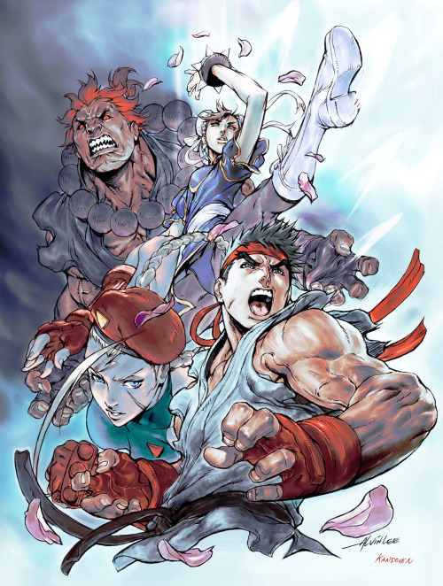 midnightdarkmoon:Imagine FX - Street Fighter Cover by *Kandoken 