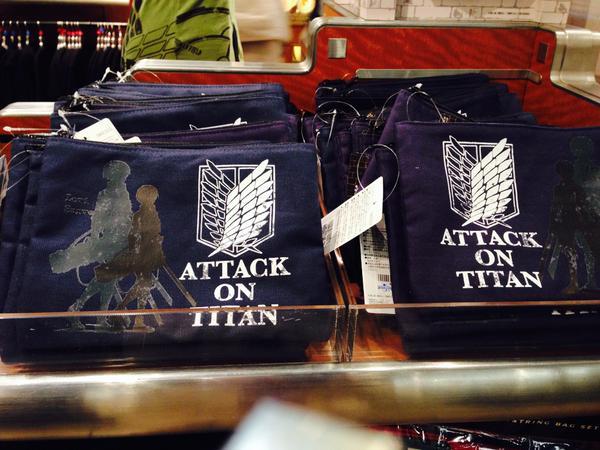  First looks at official SnK merchandise from the Universal Studios Japan SnK: THE