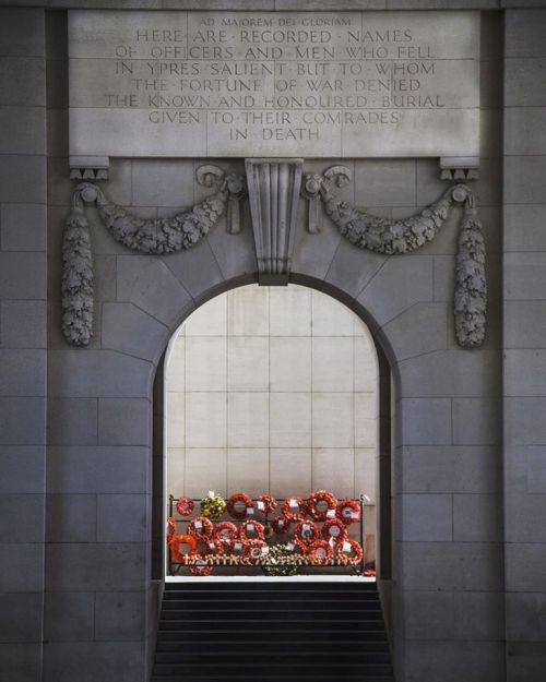  “Here are recorded names of officers and men who fell in Ypres Salient but to whom the fortun