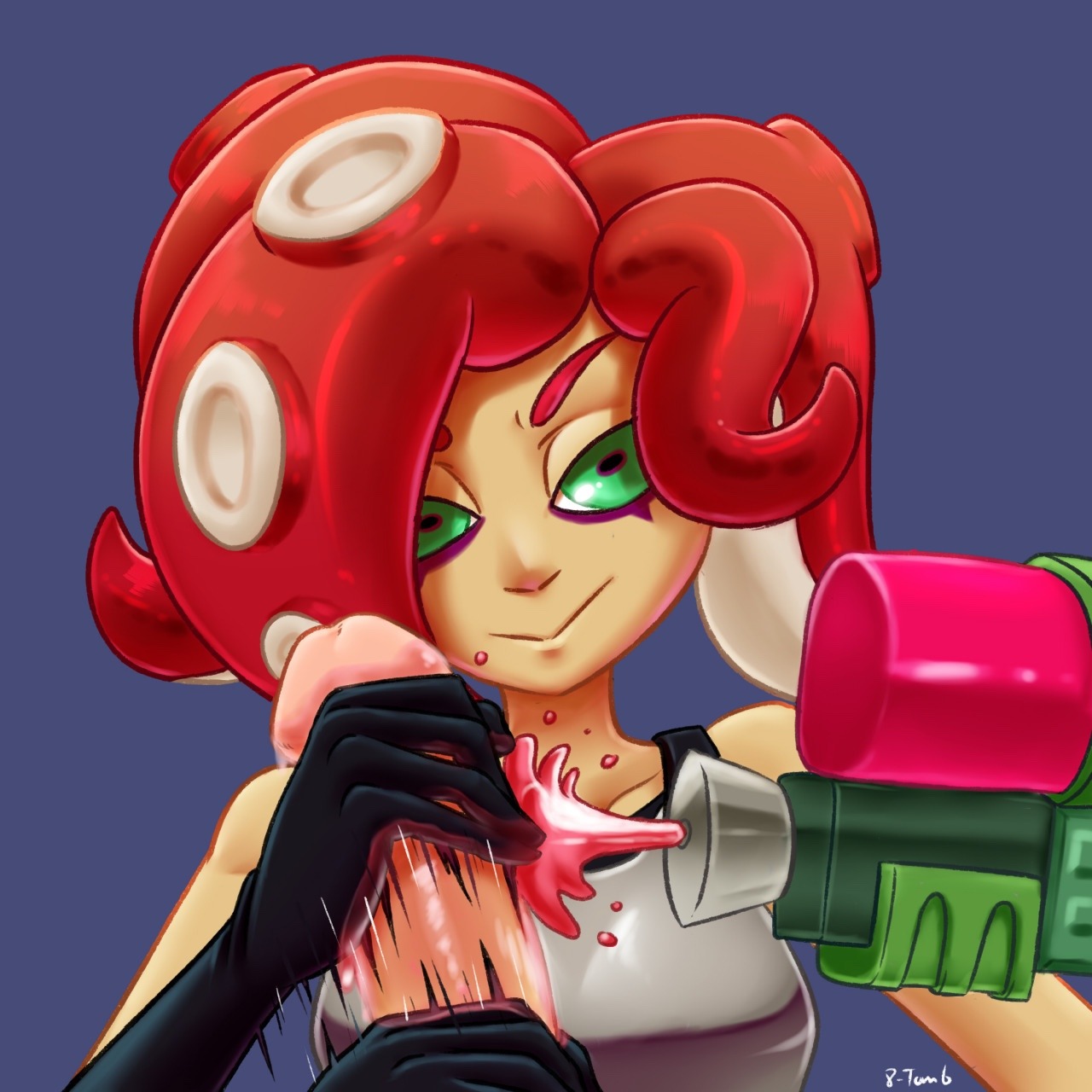 explicit-nintendo:  Octoling MEGAPOST! Today we feature the Octopus waifu! Enjoy