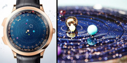  arrangealign:  Pretty amazing solar system watch. From Van Cleef &amp; Arpels… and apparently it was 趐,000.  