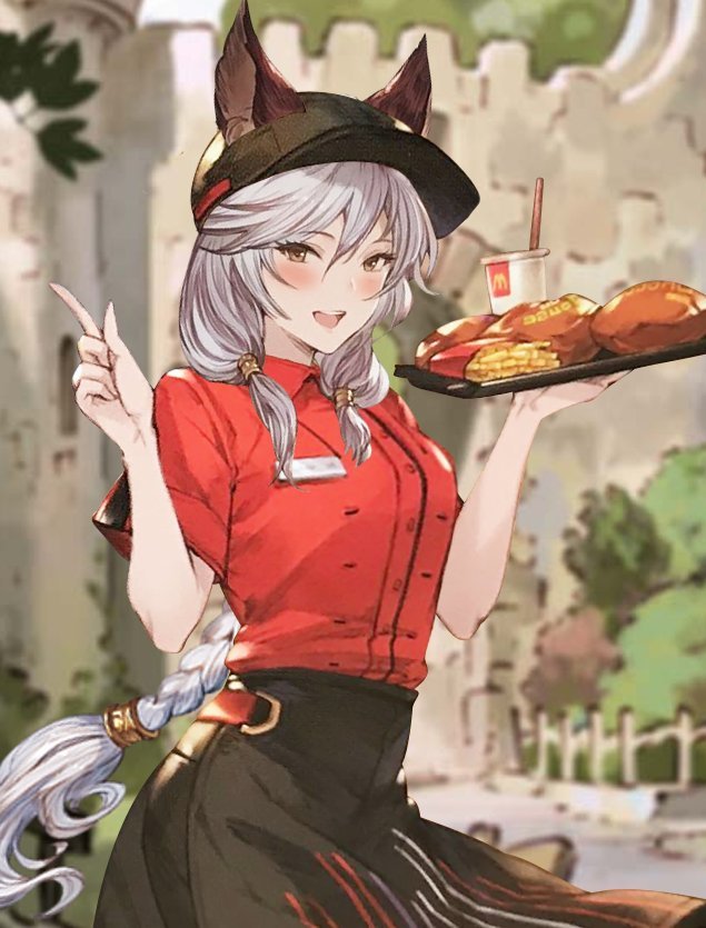 fileth-fileth:白ぱなさんのツイート: ヘルエス様もマックコラボのお手伝いをするそうです
