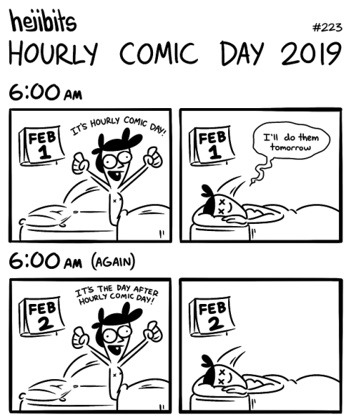 Hourly Comic Day was on Friday! I did it on Saturday instead, because I make the rules.