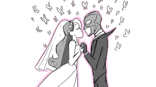theoliviaocti:  naomihicksart:  Princess Ivy from Sofia the First, and Hawk Moth from The Miraculous