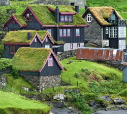 visitheworld: The remote village of Stykkið on the west coast of Faroe Islands (by patano). 