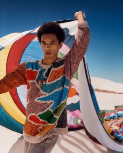 menandfashion: MISSONI Spring/Summer 2018 campaign   Filip Roseen   by Harley Weir 