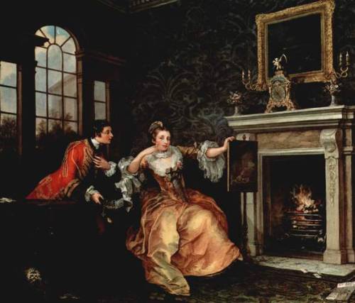 artist-hogarth:The Lady’s Last Stake, 1759, William HogarthMedium: oil,canvas