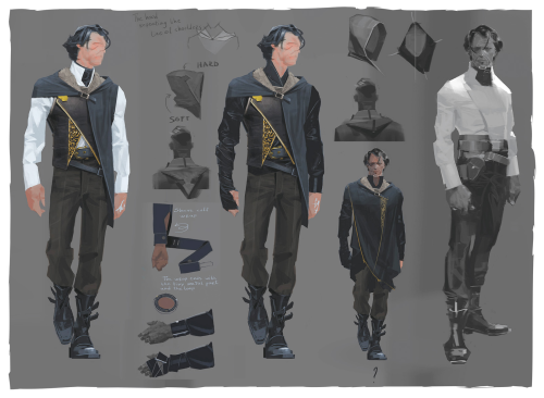 crownkillers: from the dishonored 2 artbook corvo’s outfit in the game is cool too but i feel 