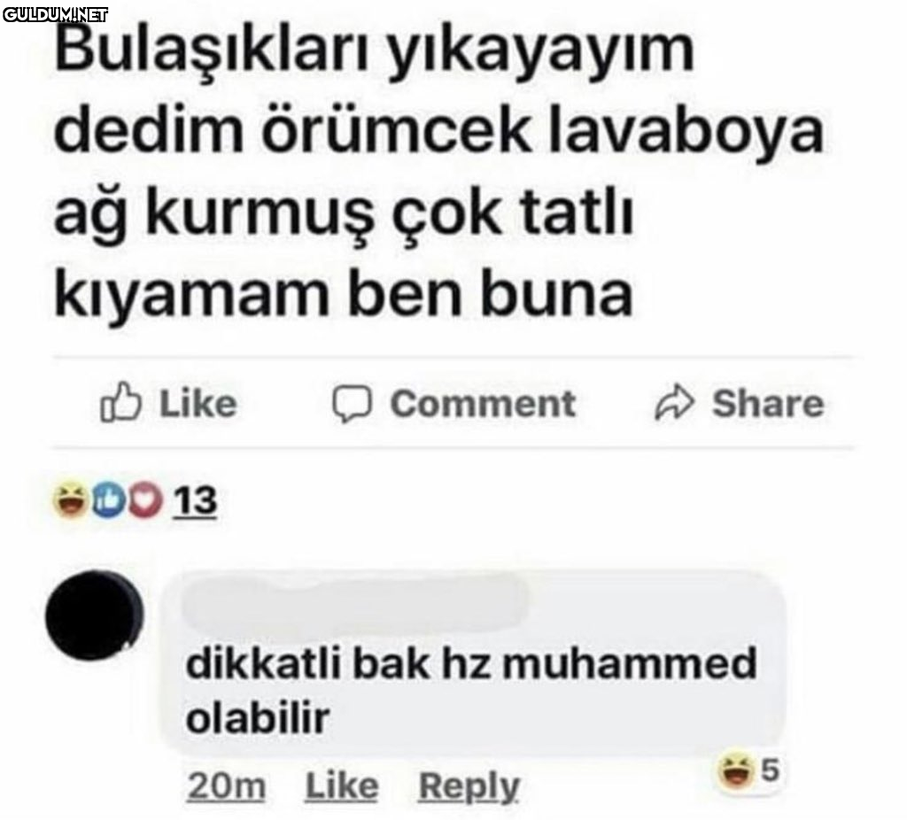 Bulaşıkları yıkayayım...