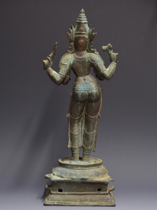 Bhairavi, bronze from Tamil Nadu