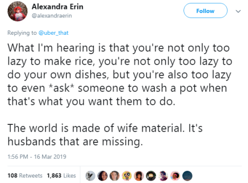 brunhiddensmusings: goawfma: yikes…”wife material” sounds like a bad job opportun