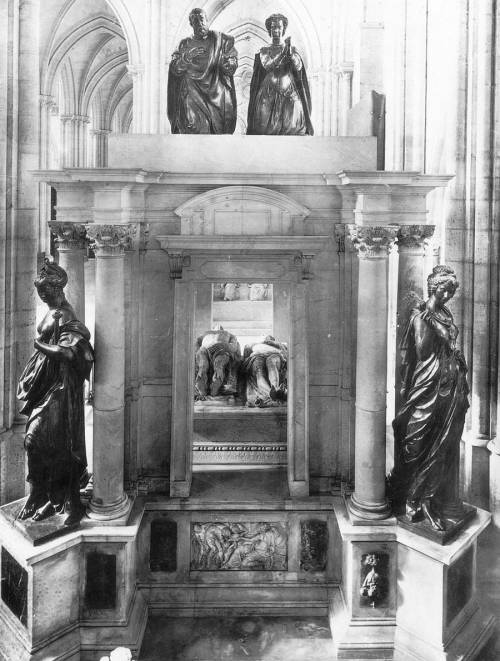 Germain Pilon (1537 - 1590)  Monument to Henri II and Catherine dei Medici 1570s Marble Abbey Church