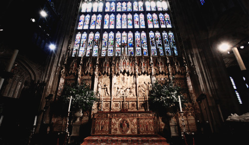 meghan-sussex:Windsor Castle in preparation for the wedding of the Duke and Duchess of Sussex