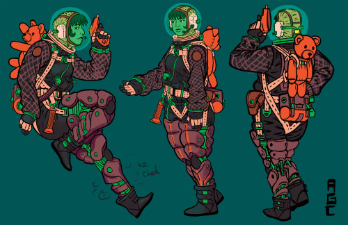 I tried to do a character sheet for an astronaut but lost motivation part way through.