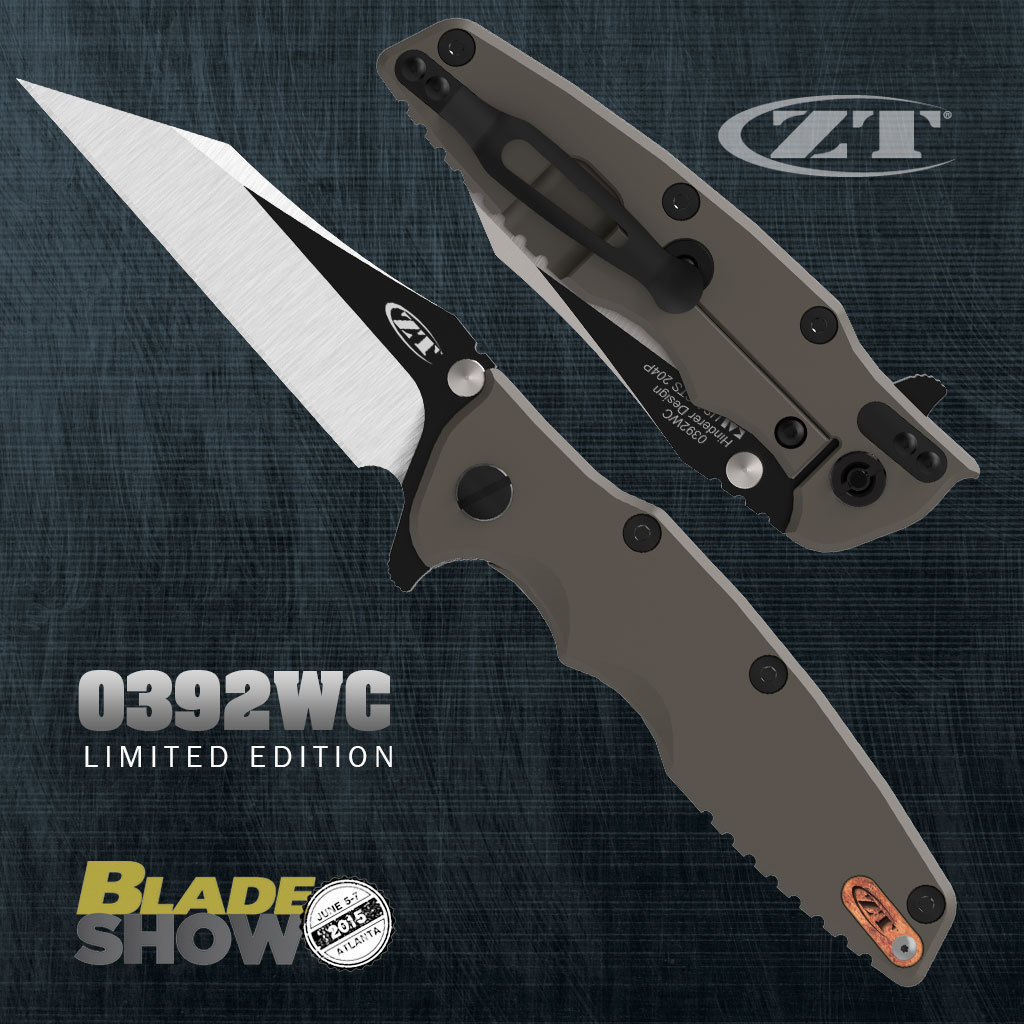 ztknives:  The latest incarnation of the limited edition ZT0392 has made it’s debut