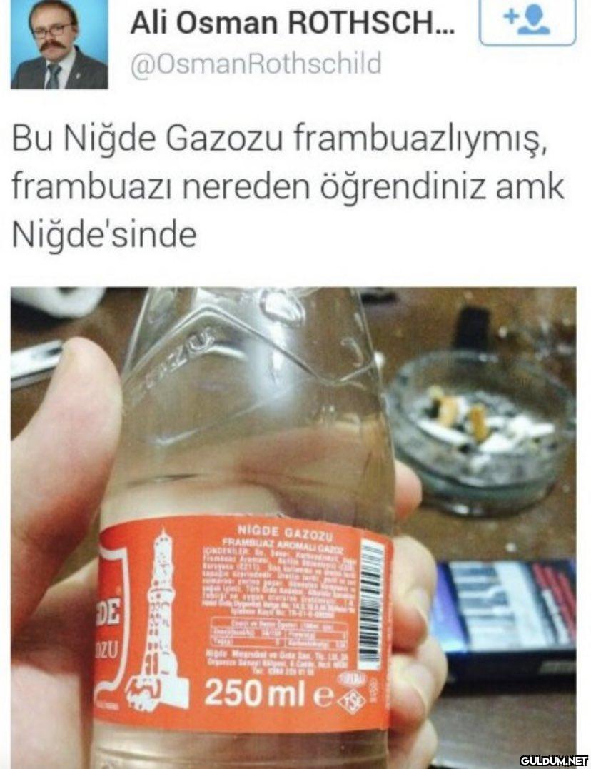 Bu Niğde Gazozu...