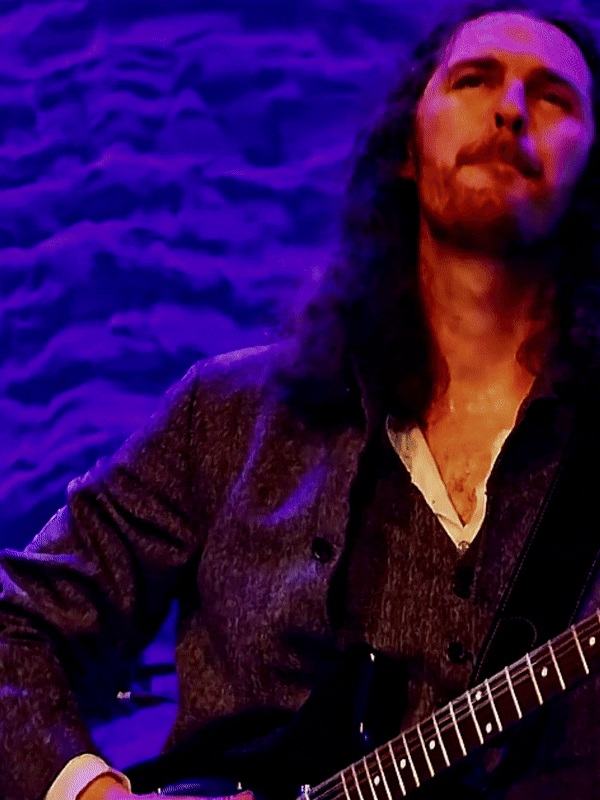 Hozier Performing At Forest Hill In New York.