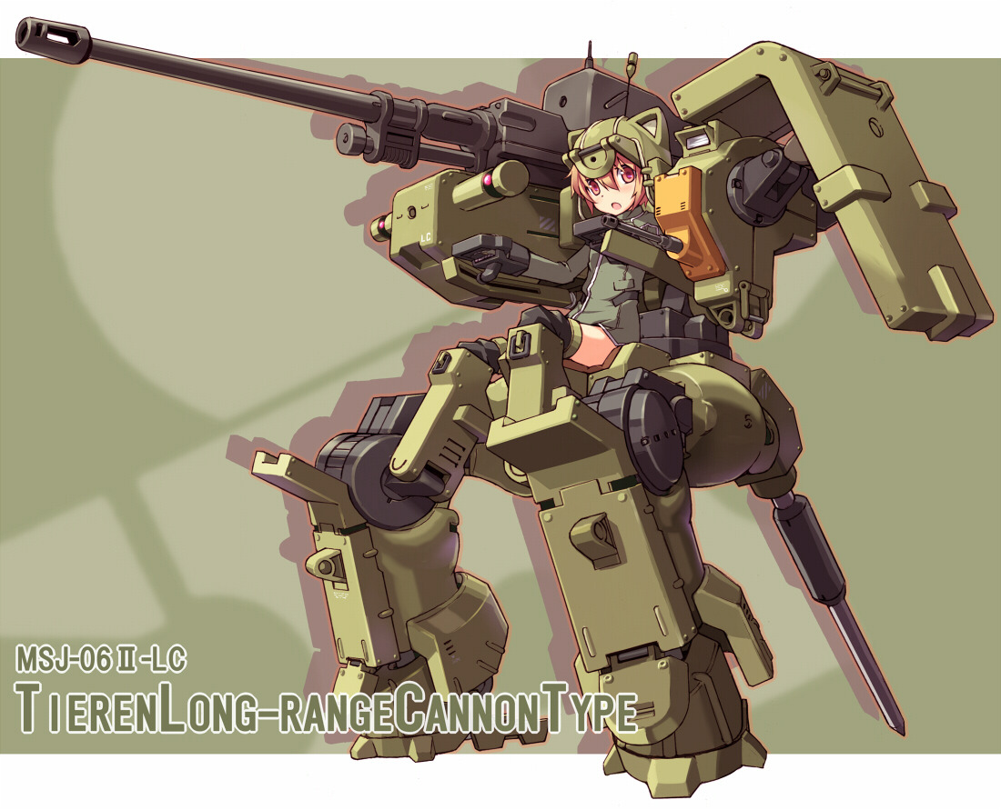 absolutelyapsalus:  Tonight’s Gundam of the Day is some grunty Mecha-Musume goodness!ティエレン長距離射撃型