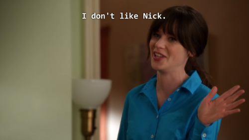 Is Nick Miller Jessica Day in love? >> Table 34, 2.16