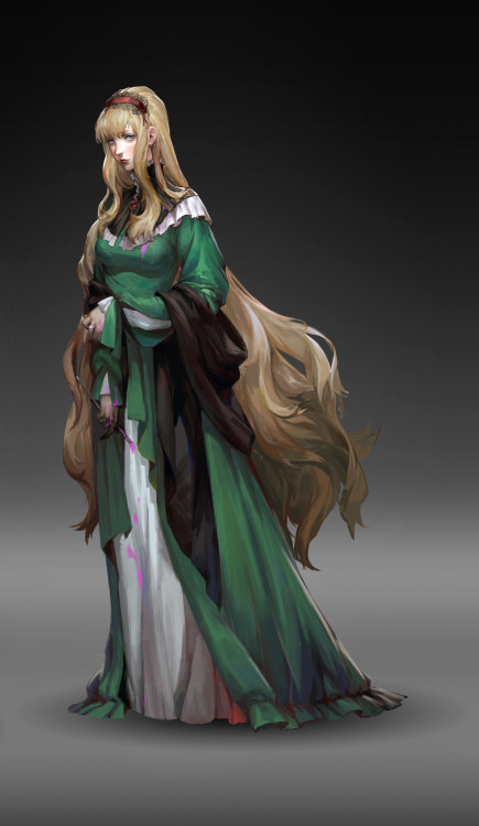 Lady Printemps J Zhao https://www.artstation.com/artwork/ELq2E8