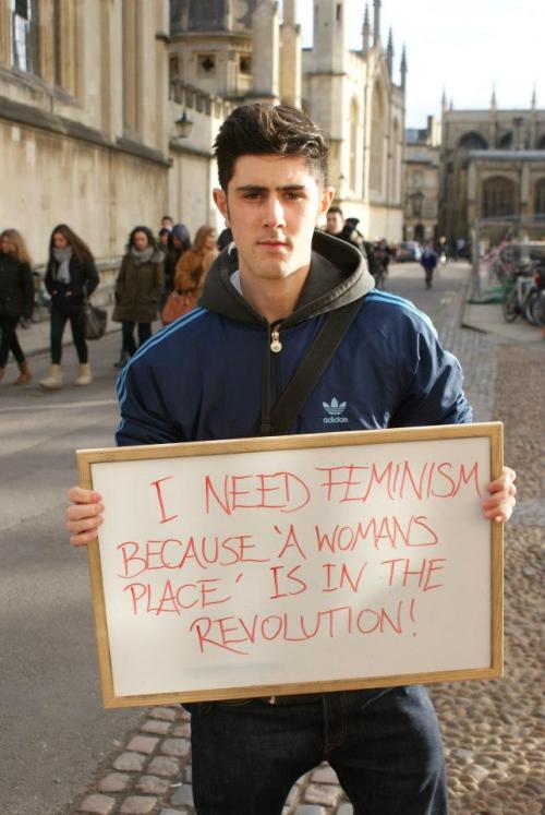 apsexeducation:glorifycreate:Oxford University students on why we need feminismThis is just my absol