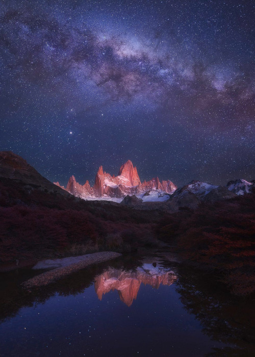 coiour-my-world:Patagonia Autumn Night ~ Yan Zhang