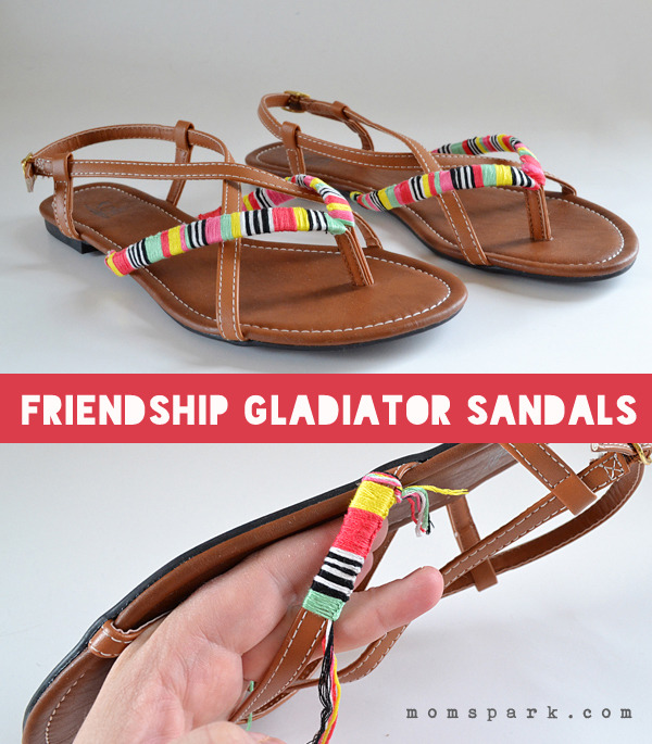 alittlecraftinyourday - DIY GLADIATOR SANDALS