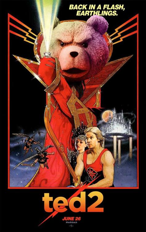 amandamseyfrieddaily: ‘TED 2′ Gets Flash Gordon Inspired Poster