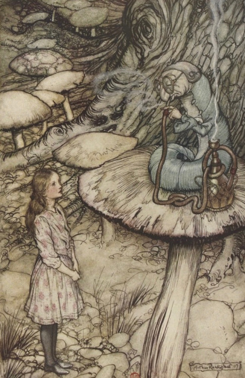 humanoidhistory:From Alice’s Adventures in Wonderland, illustrated by Arthur Rackham, 1908 edition.(